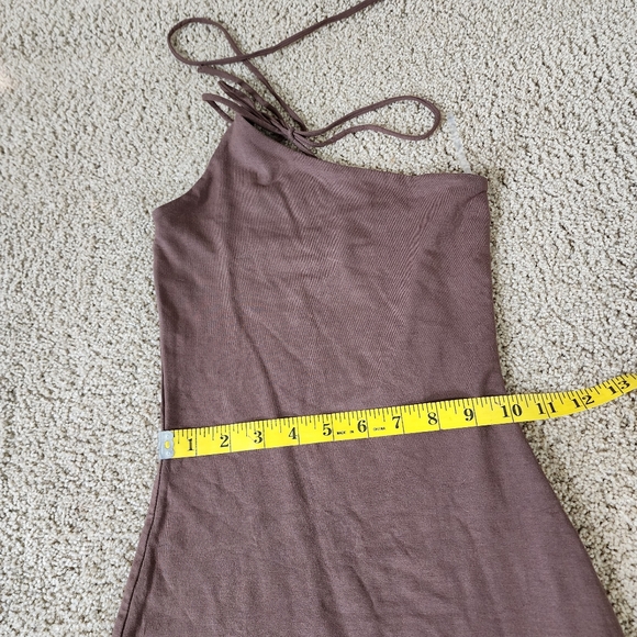 Oh Polly Brown Bodycon Mini Dress - Picture 4 of 5